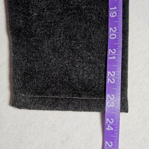 Samuel Dong Two Tone Gray Ruffle Button Front Belted Hooded Sweater Jacket Coat - Picture 13 of 13